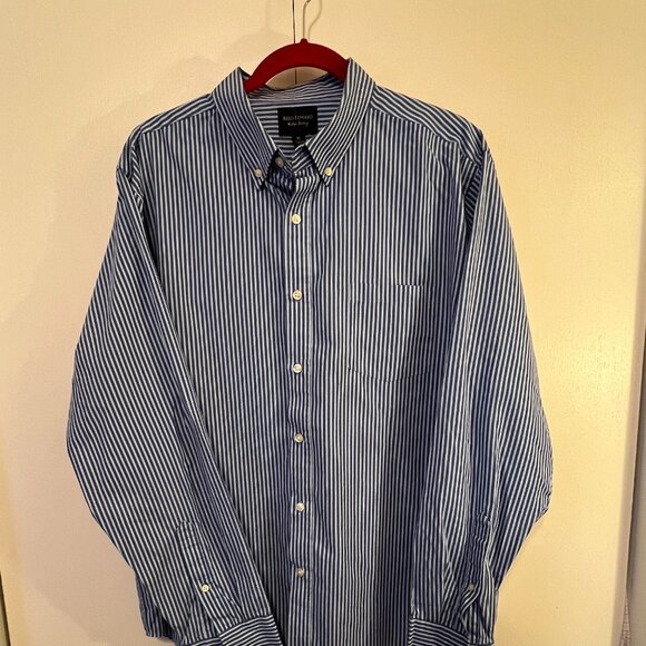 Reed Edward Men's Casual Button Down Shirt, Blend, Size XL - Picture 1 of 5